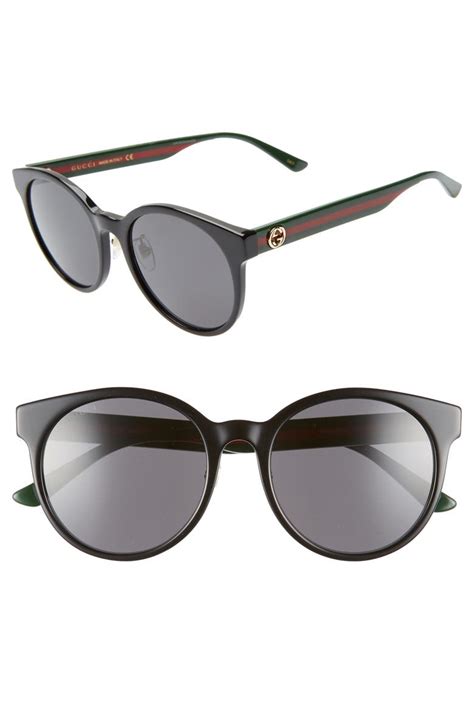 gucci 55mm round sunglasses|gucci eyewear square frame sunglasses.